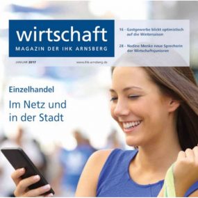 Einzelhandel im Netz und in der Stadt - IHK Magazin Januar 2017